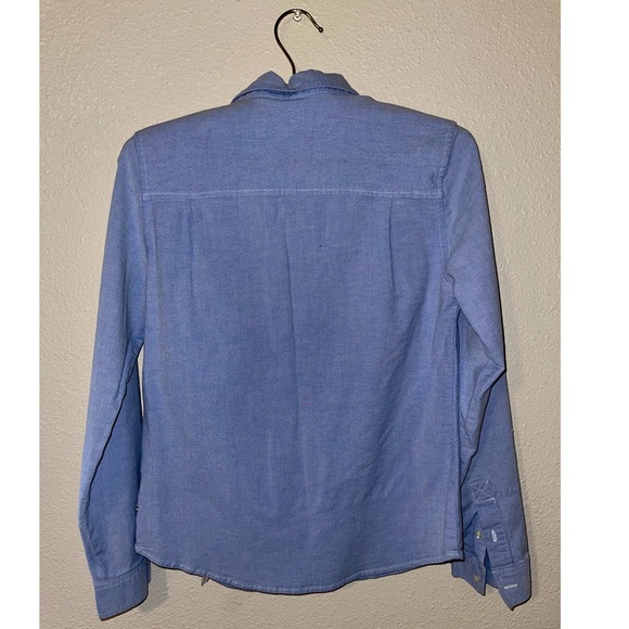 IZod L/S Denim Button up Shirt sz SM - Picture 2 of 2